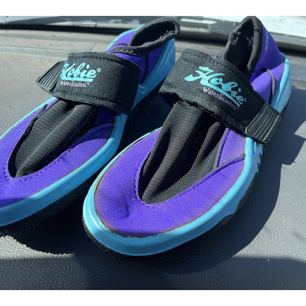 Vintage 90s Team Hobie Stearns Swim Scooter Shoes Size 8